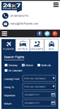 Mobile Screenshot of 24x7travels.com